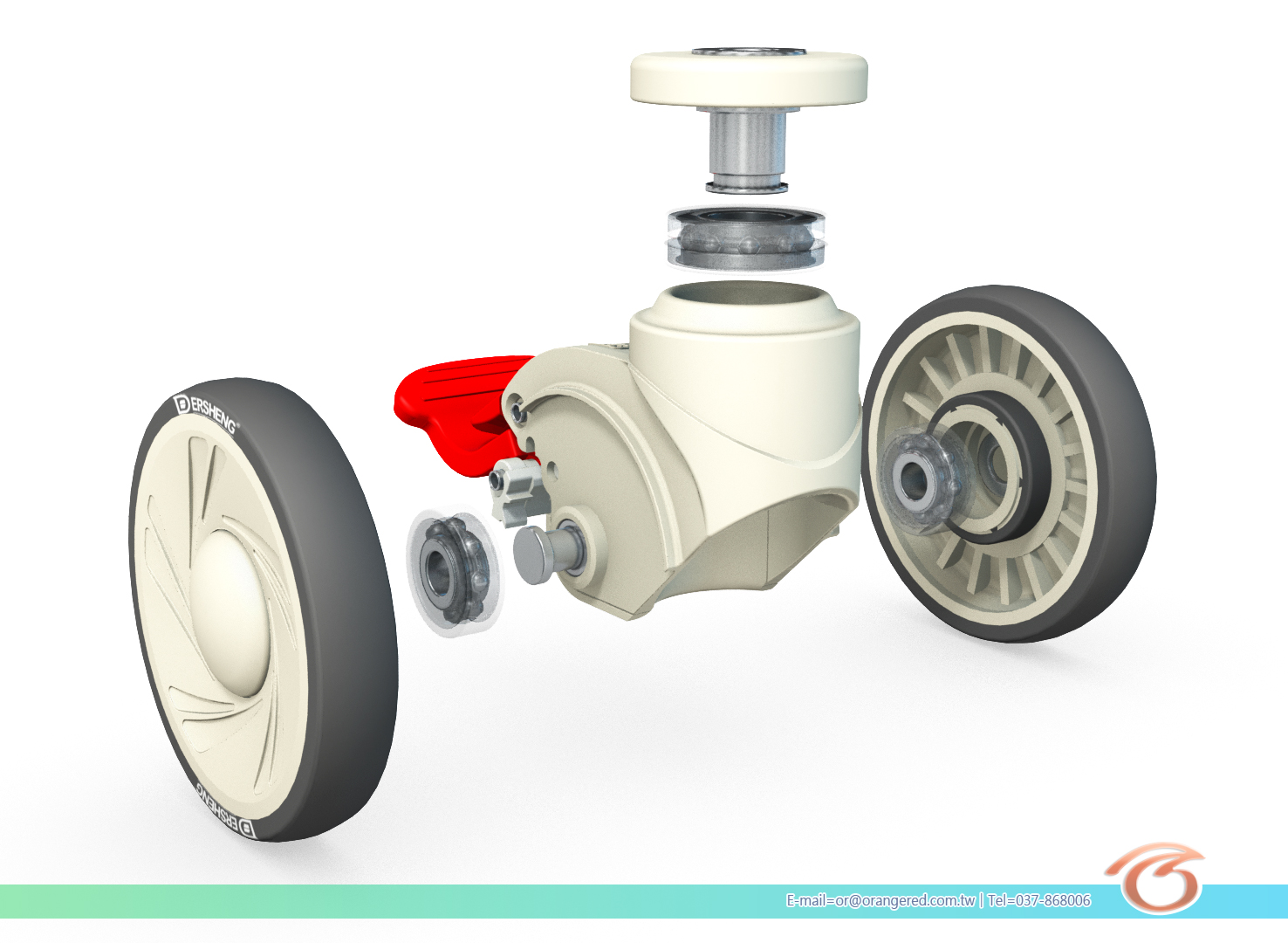 各種腳輪3D動畫製作