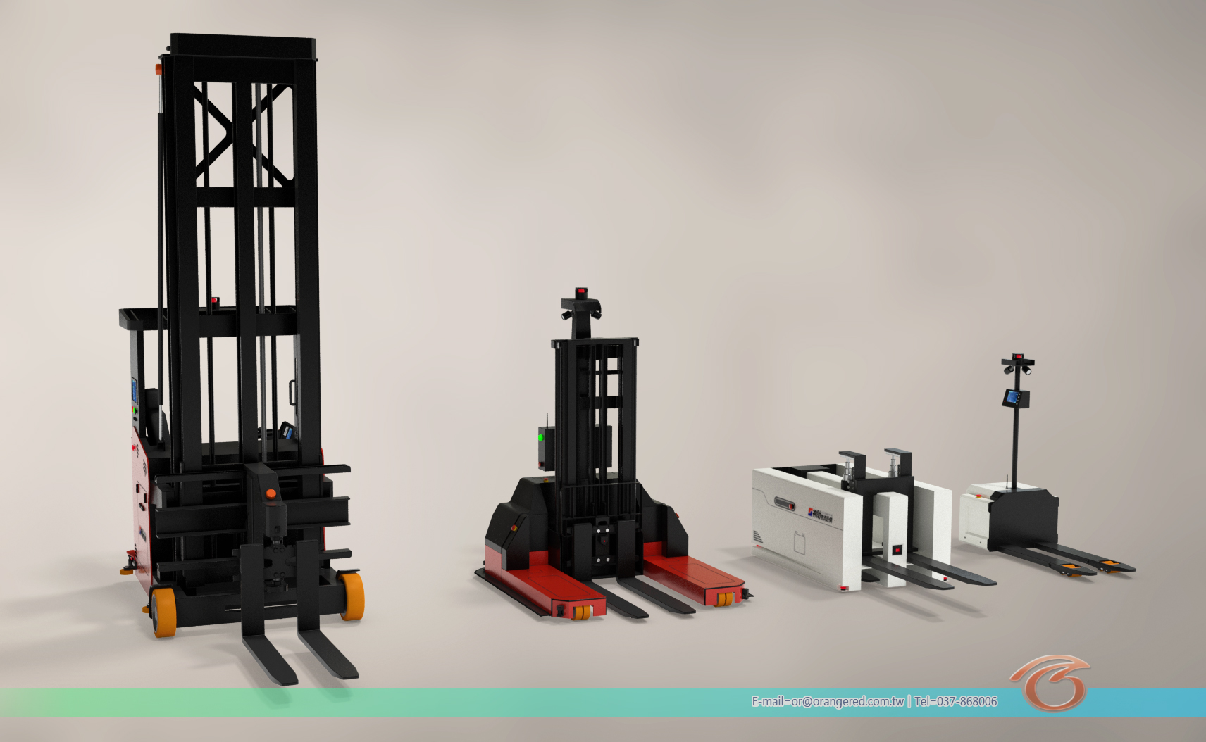 AGV無人自動化重型架3D動畫製作